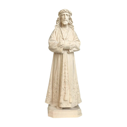 Statue Christ Jesus of Medinaceli Hand Carved in Wood from Val Gardena