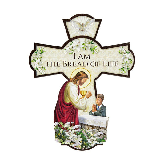 First Communion Wall Cross - Boy