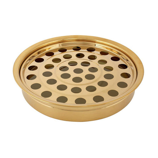 Brass Finish Communion Tray