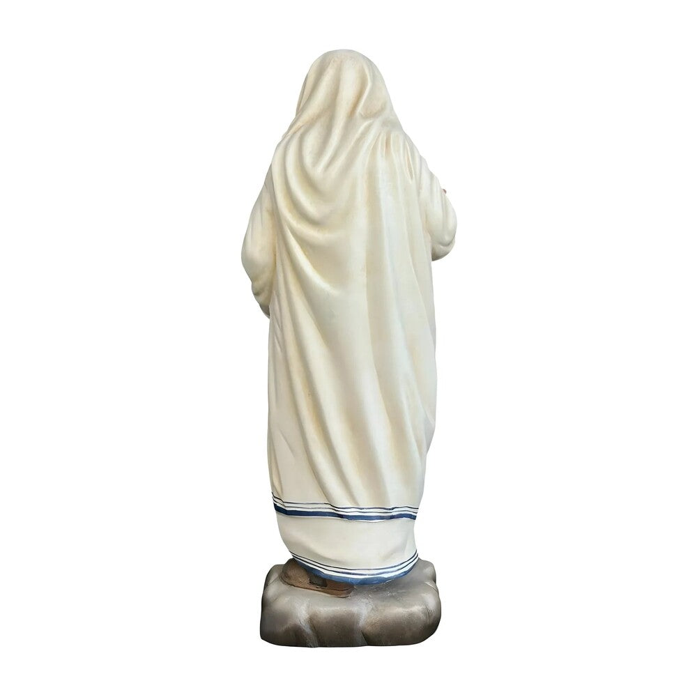 Saint Teresa of Calcutta Statue in Maple and Lime Wood Val Gardena