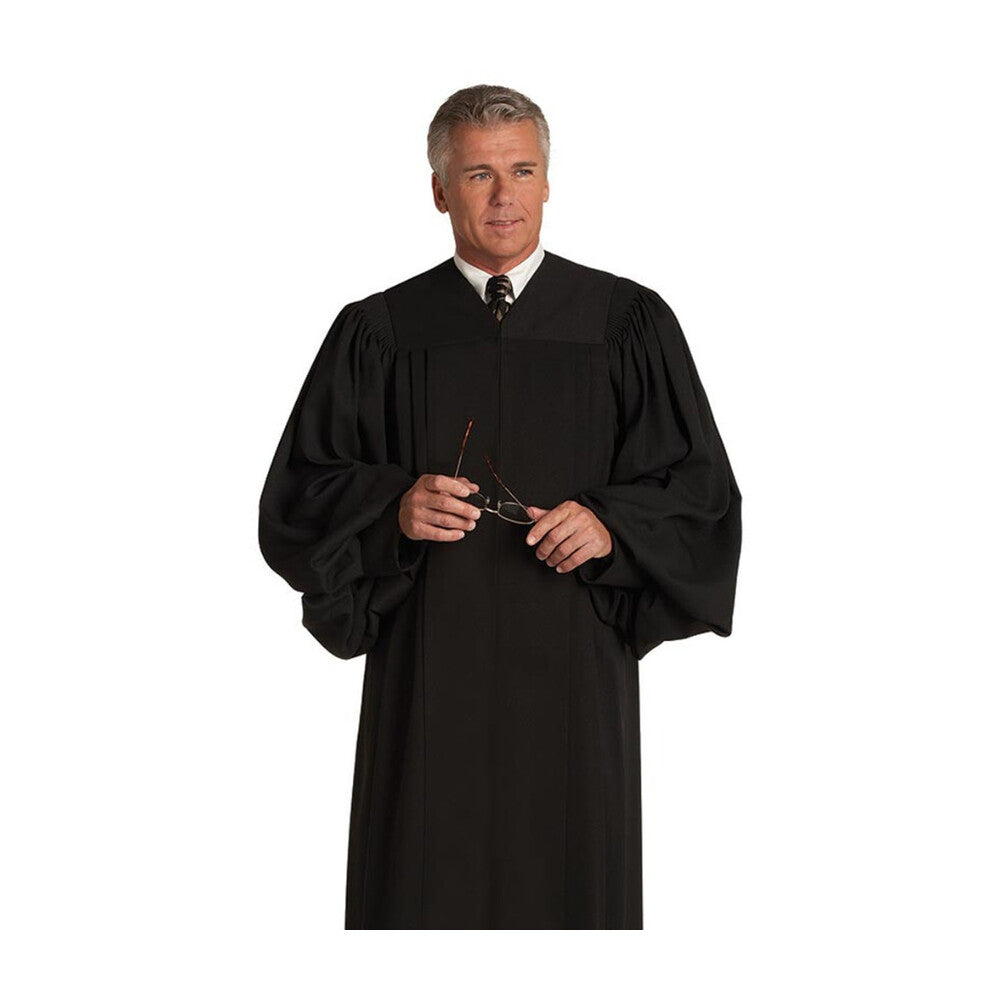 Geneva Men's Pulpit Robe - Black