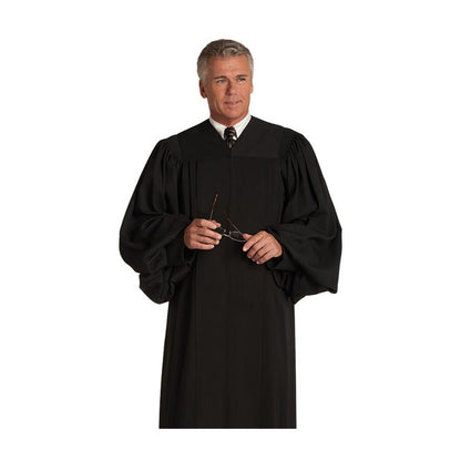 Geneva Men's Pulpit Robe - Black