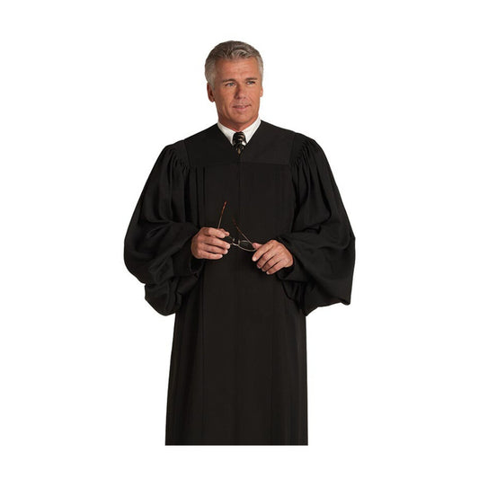 Geneva Men's Pulpit Robe - Black