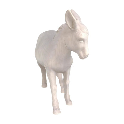 Standing Donkey in Maple Wood
