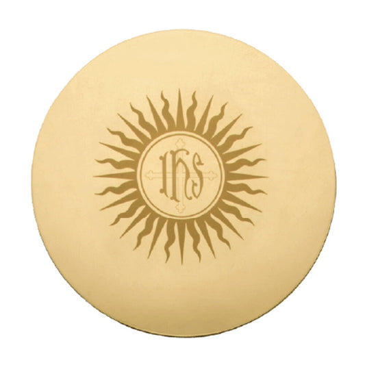 5½ Engraved IHS Scale Paten