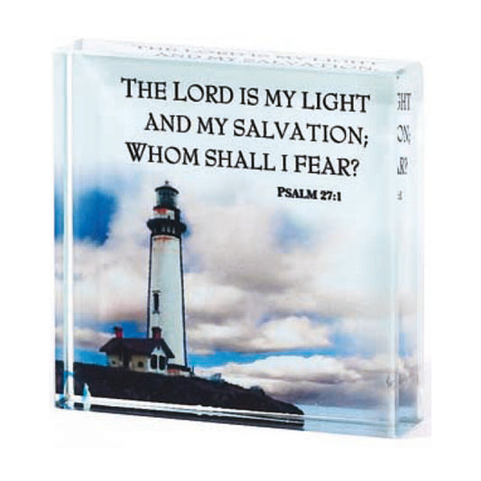 The Lord Is My Light Plaque