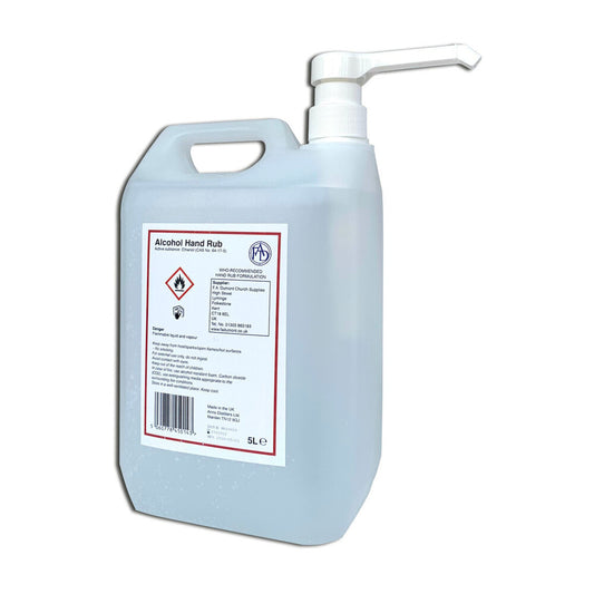 5ltr 80% Alcohol Hand Rub Sanitiser