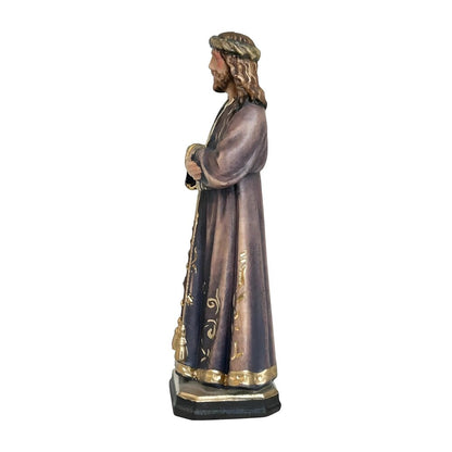 Statue Christ Jesus of Medinaceli Hand Carved in Wood from Val Gardena