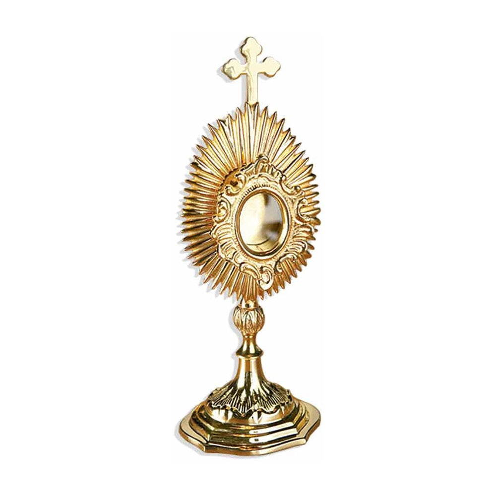 9" Small Brass Reliquary