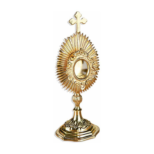 9" Small Brass Reliquary