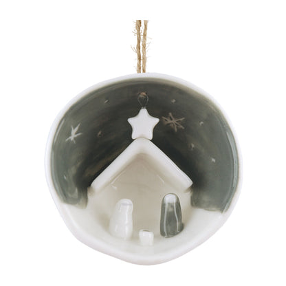 Jesus, Mary & Joseph Christmas Bauble