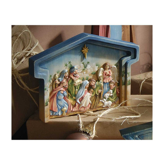 Handcrafted Nativity Scene