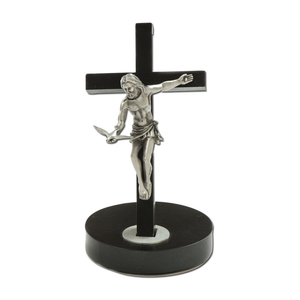 8" Black Wood Gift Of The Spirit Crucifix Style JC6094E