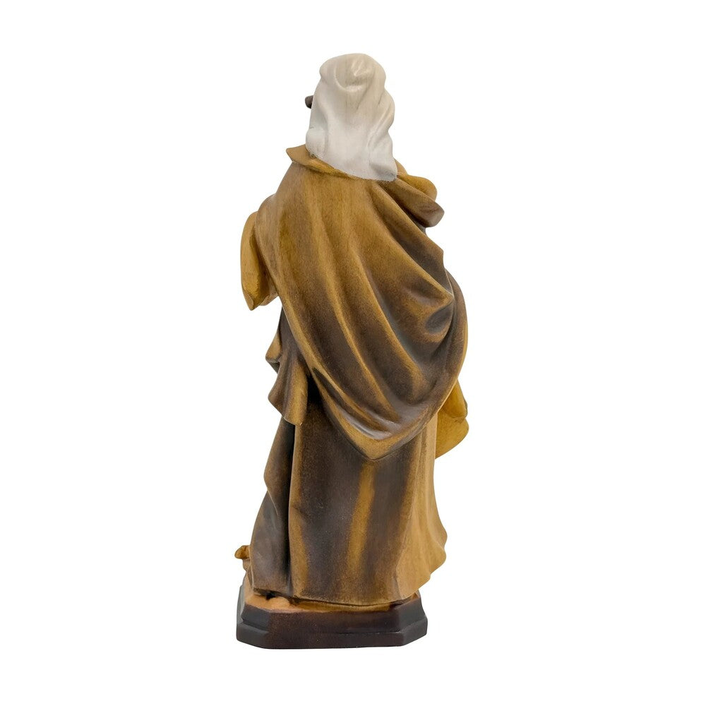 Saint Ottilia Hand-Carved Wood Statue | Val Gardena