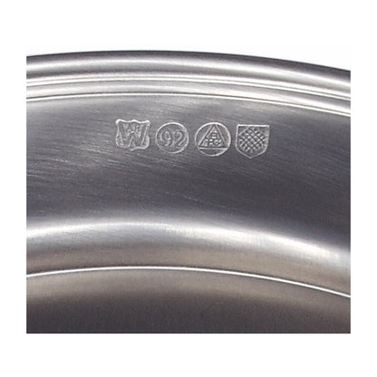 Medium Antique Finish Pewter Plate