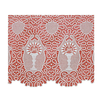 Classic Linen Cotta with Decorative Macramé IHS Lace
