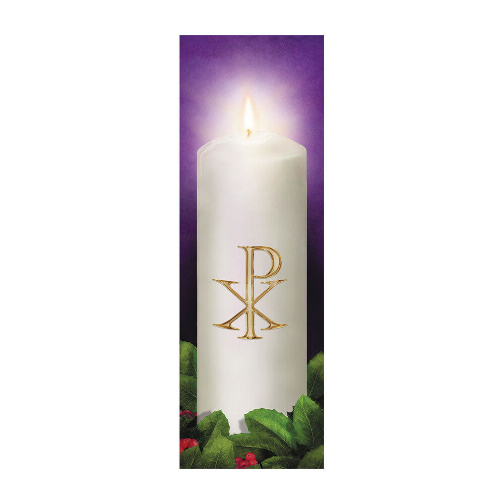 Christ Candle Advent Banner