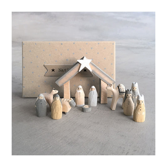 Natural Little Boxed Nativity Set