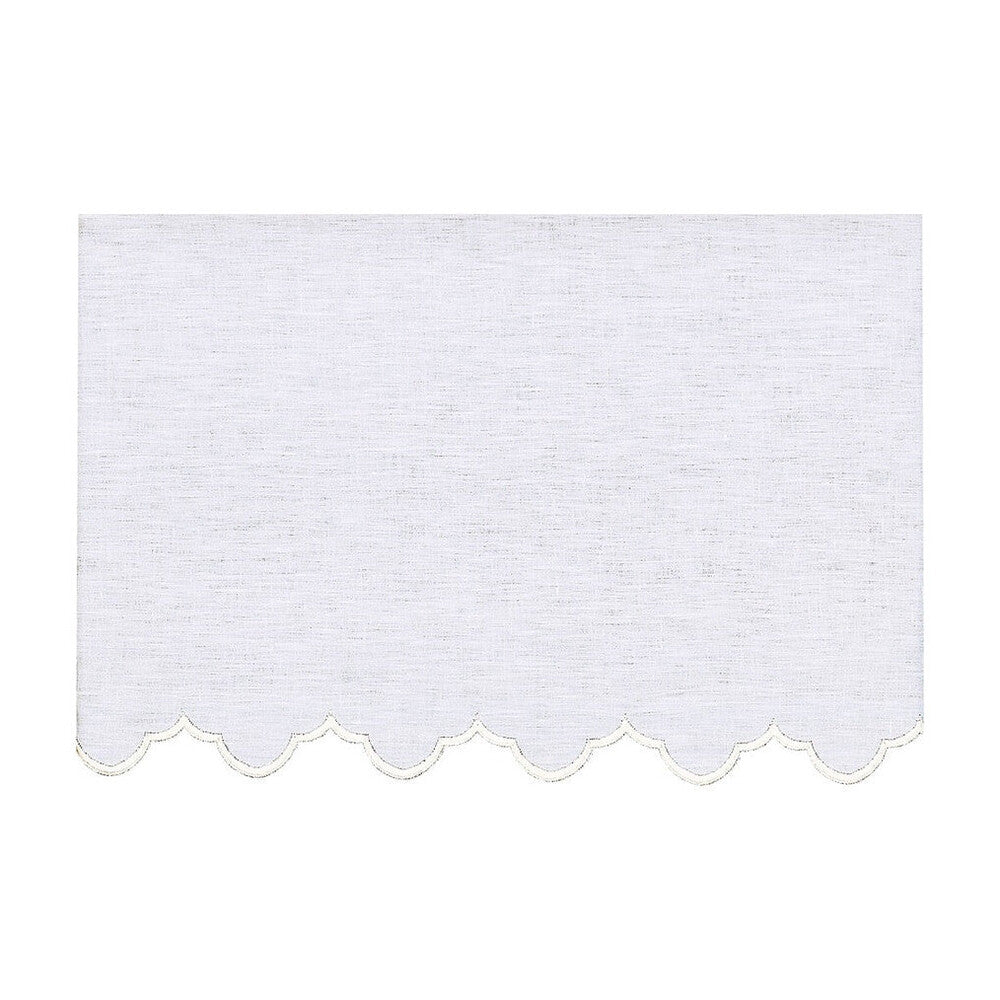 White Silk Embroidered Altar Cloth - Design BV1