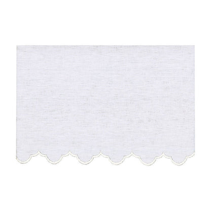 White Silk Embroidered Altar Cloth - Design BV1