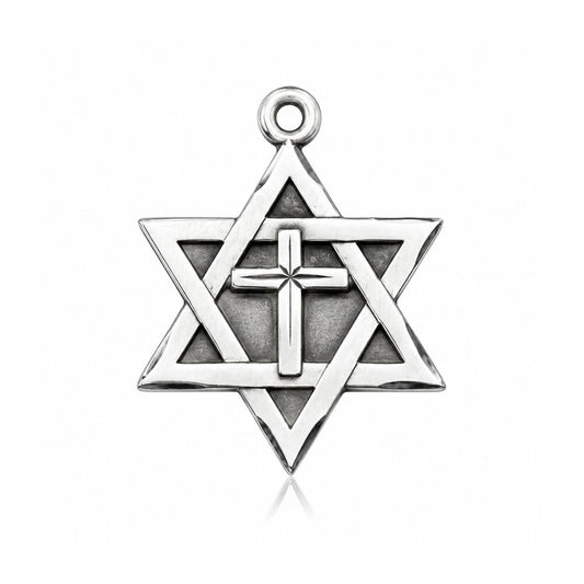 Star of David w/ Cross Medal (1212Y)