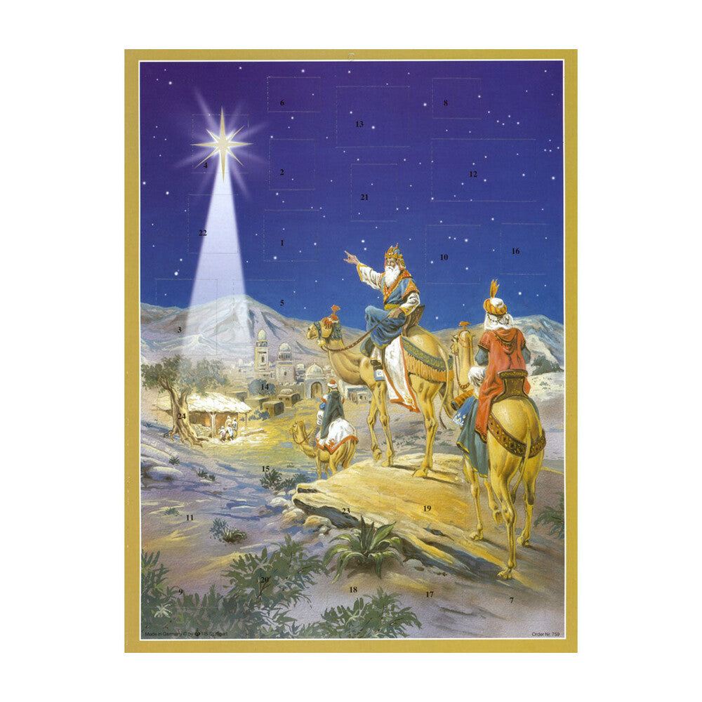The Holy Three Kings Follow The Star Advent Calendar
