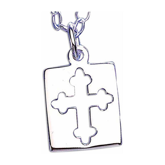 Trefoil Shield Necklace