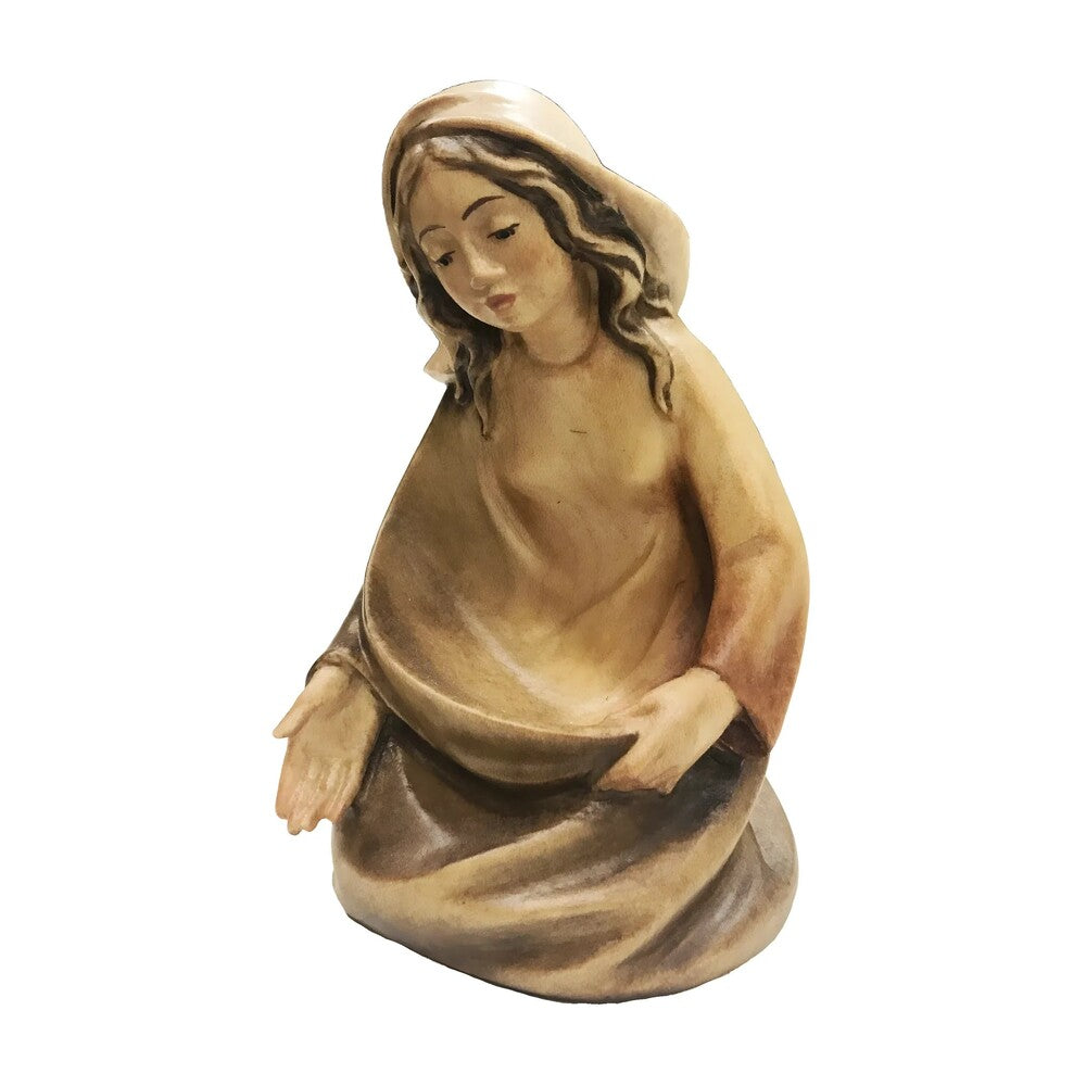 Kneeling Mary in Maple Wood