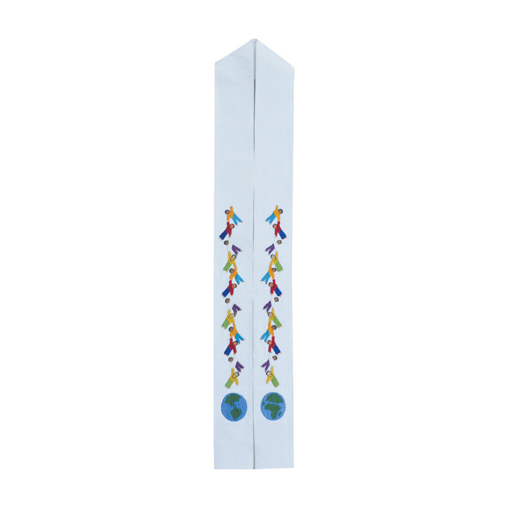 Fair Trade Children Hand-in-Hand Overlay Stole