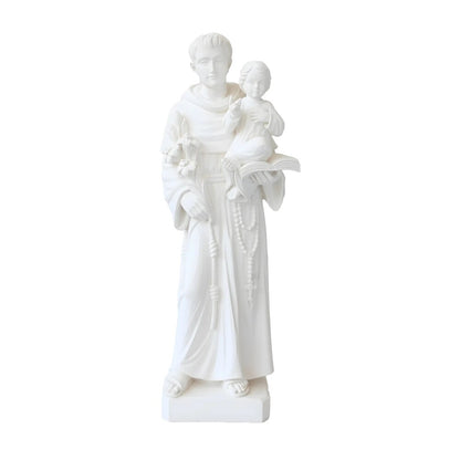 Saint Anthony of Padua in Fiberglass with the Child and the Blessing Gesture