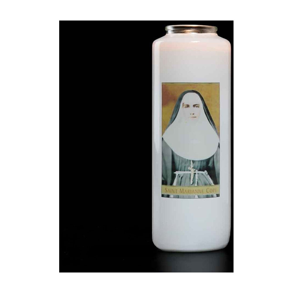 6 Day Saint Marianne Cope Glass Devotional Light