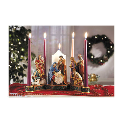 Nativity Advent Candleholder, CBB3052