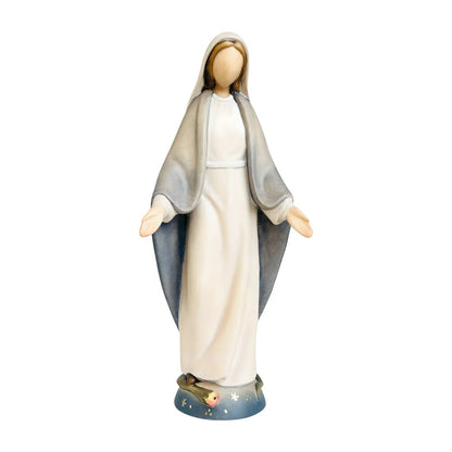 Modern Miraculous Madonna – Val Gardena Wood Carving
