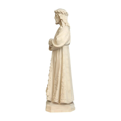 Statue Christ Jesus of Medinaceli Hand Carved in Wood from Val Gardena
