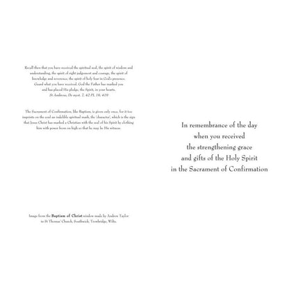 5 7/8” High Confirmation Card, DVCONC