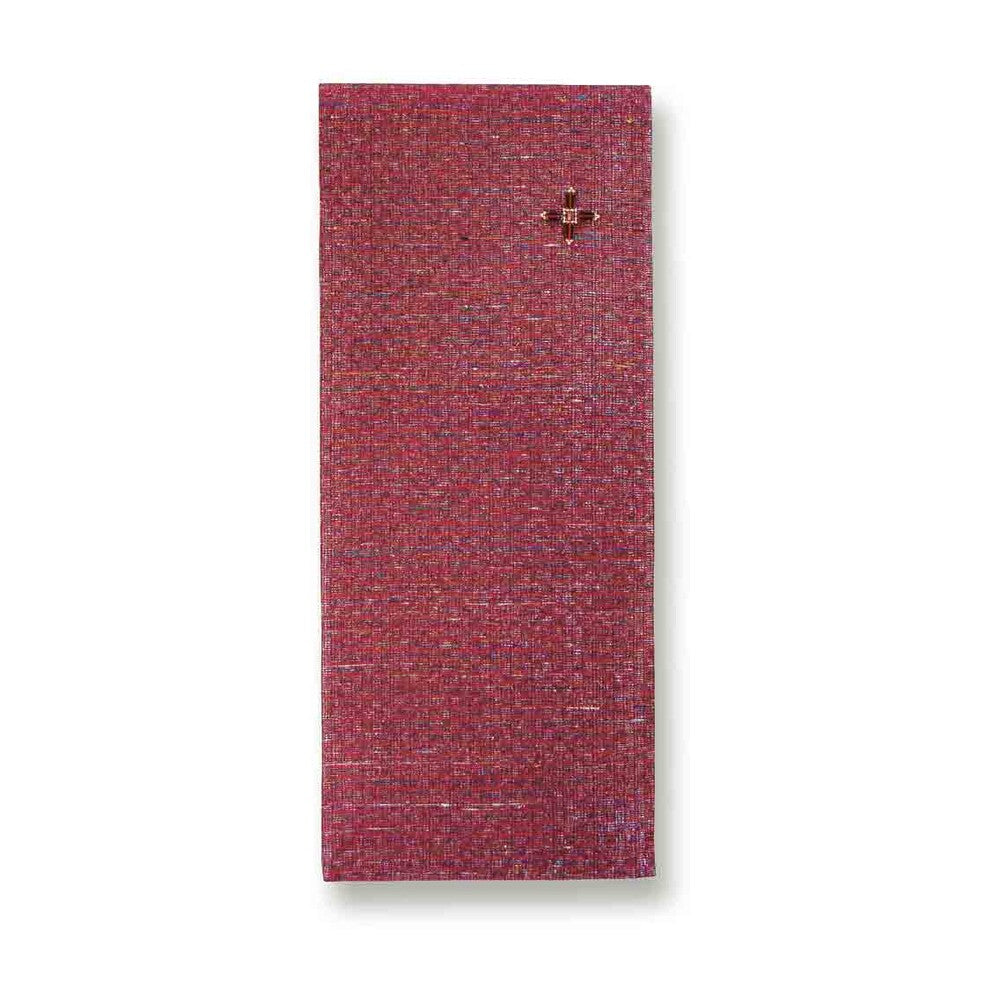 Pure Silk Red Lectern Hanging with Embellished Jewells