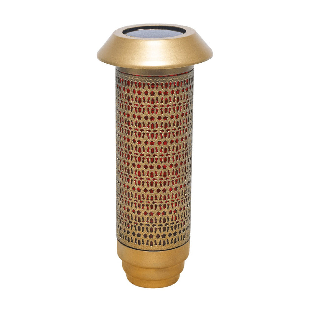 Solar -Gold w/ RED-WITH Filigree W/Stake