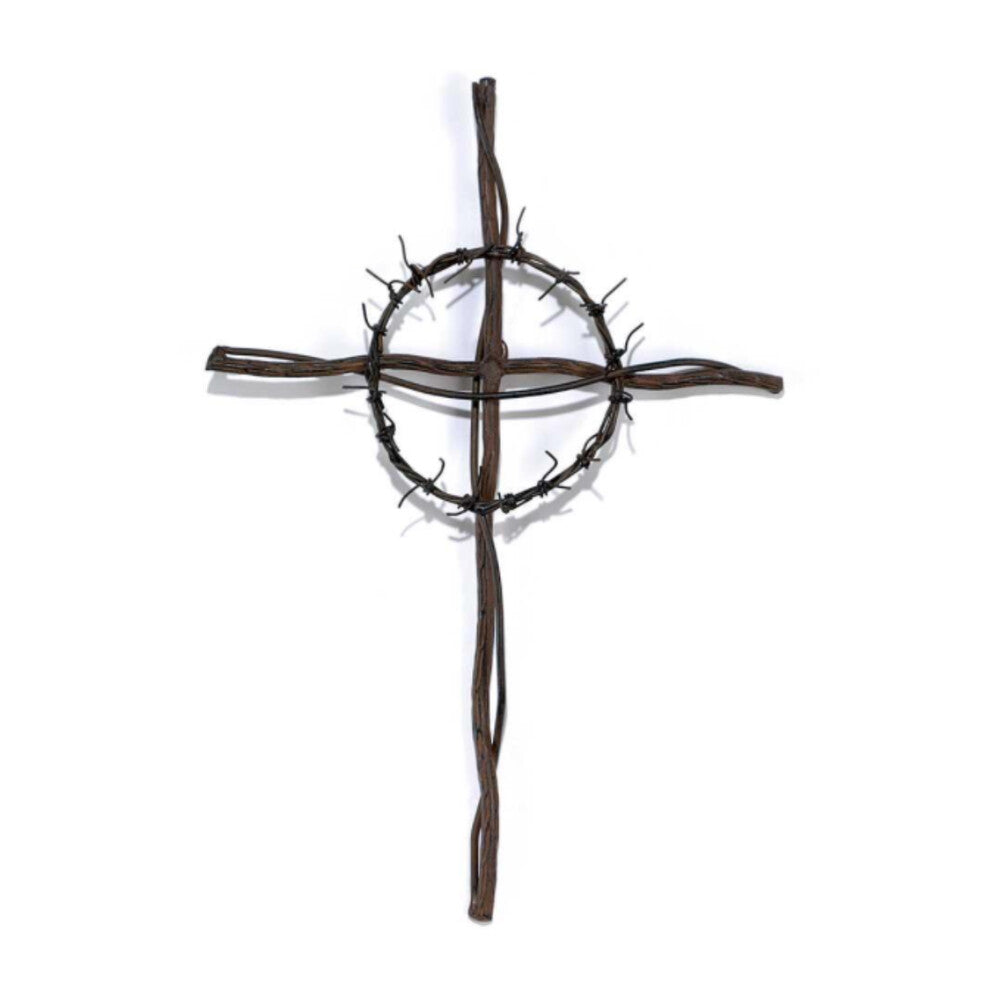 Crown of Thorns Metal Wall Cross