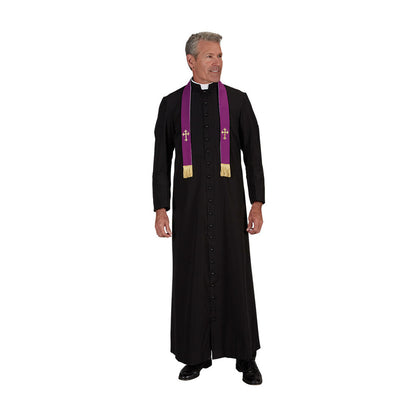 Purple/White Priest Reversible Stole