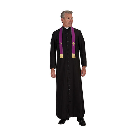 Purple/White Priest Reversible Stole