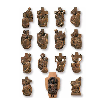 Stations of the Cross Cast in Bronze DS1349/BR