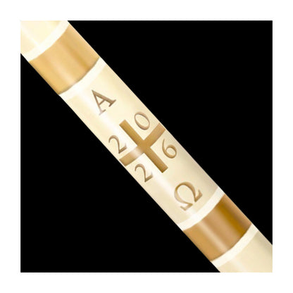 Plain Cross Paschal Candle