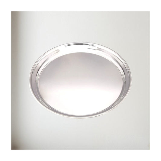 Large 300mm Round Pewter Tray