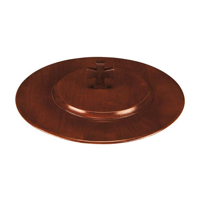 Walnut Stain Wood  Communion Tray Lid