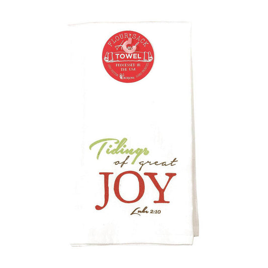 Tidings of Great Joy Cotton Flour Sack Towel