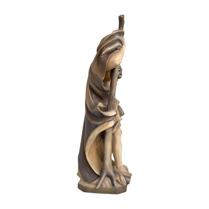Saint Christopher, Patron Saint of Travelers, Wood Carving from Val Gardena