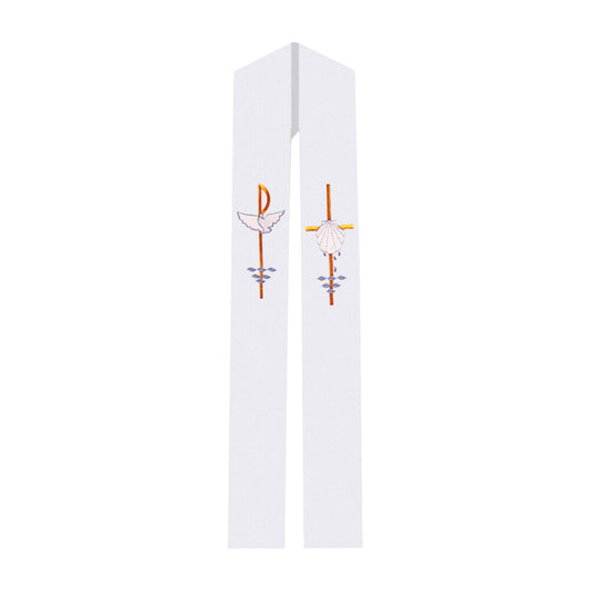 Dove and Shell Baptismal Overlay or Deacon Stole