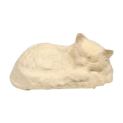 Sleeping Kitten - Maple Wood