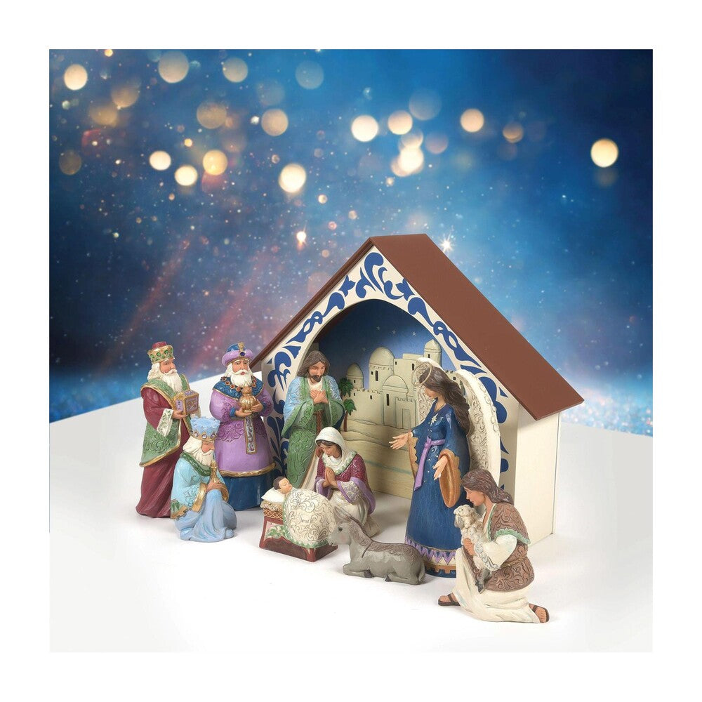 10 PC Nativity Set Figurines