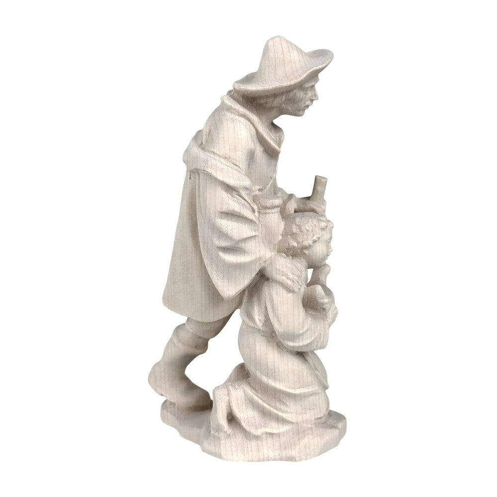 Shepherd and Child with Dove - Maple Wood